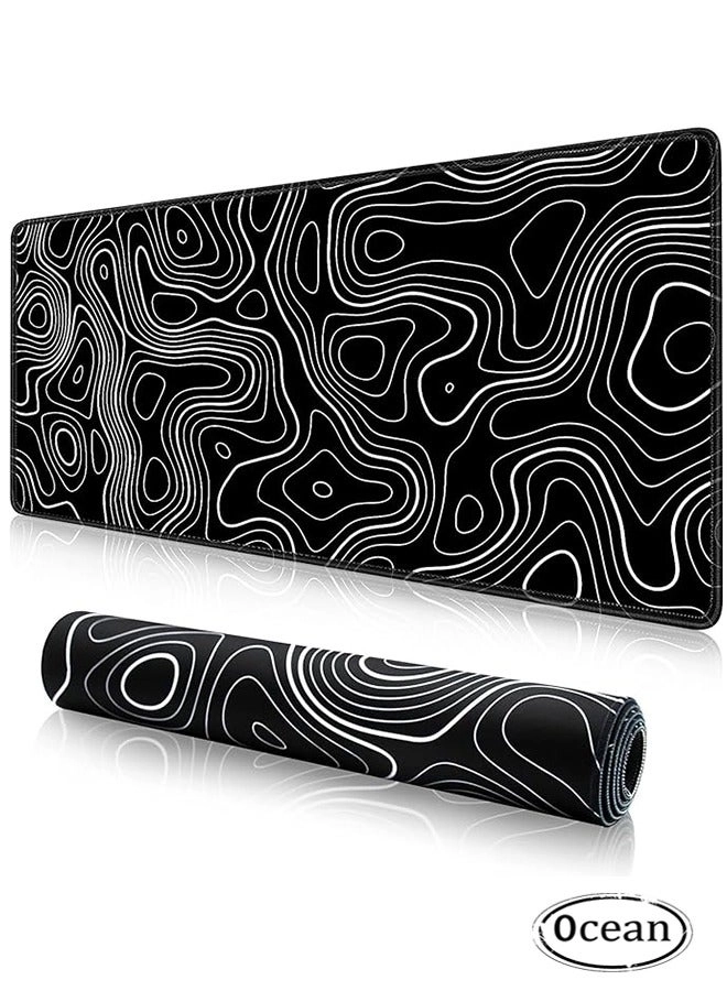 J&S Extended Large Cloth Gaming Mouse Pad - 80x30 cm