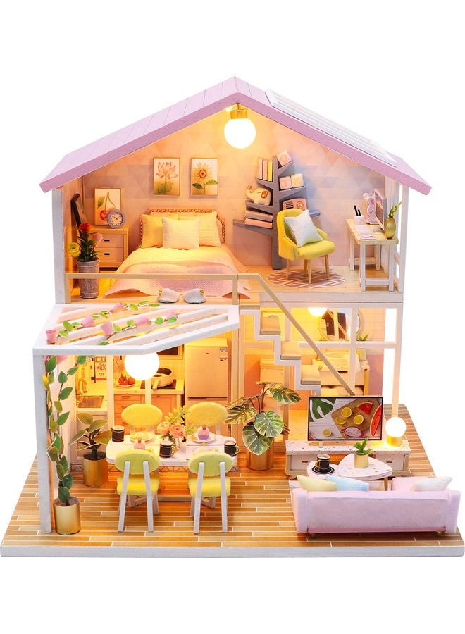 Miniature Doll House - Pink
