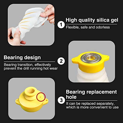 Drill Dust Collector - Silicone S 150mm 5 Sealing Rings