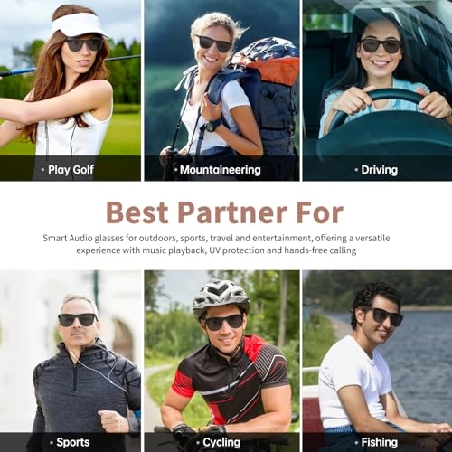 Smart Sunglasses - Bluetooth UV400 Polarized