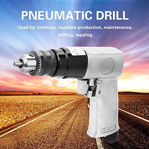 Pneumatic Drill - 3/8" 1700rpm High Speed Reversible