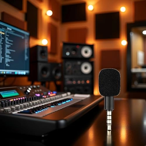 Mini Portable Condenser 3.5mm-Mini-Jack Microphone