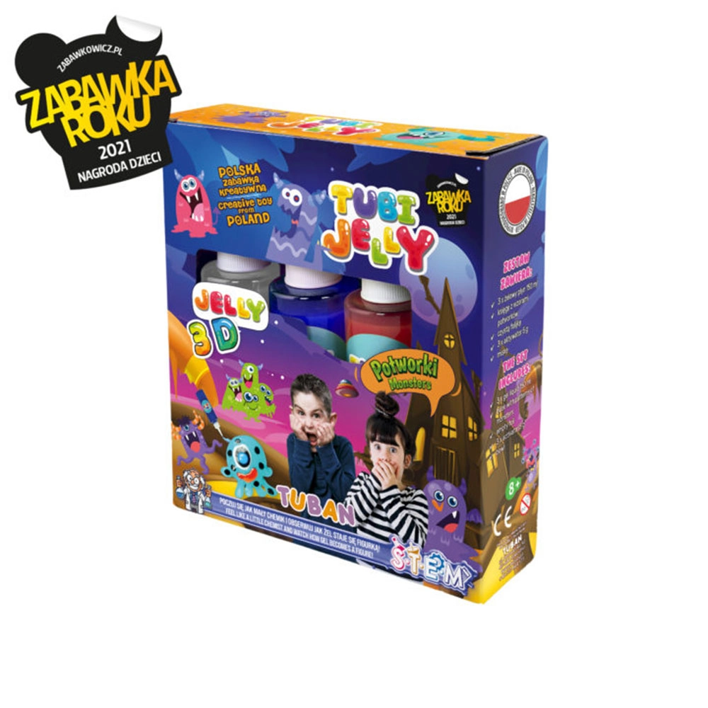 Tubi Jelly Set Monsters - 3+ years