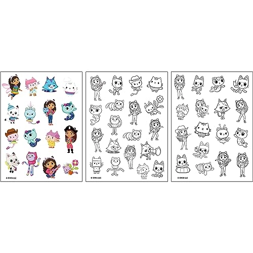 Mosaic, Stickers & Tattoo Set - 50 piece(s) Markers