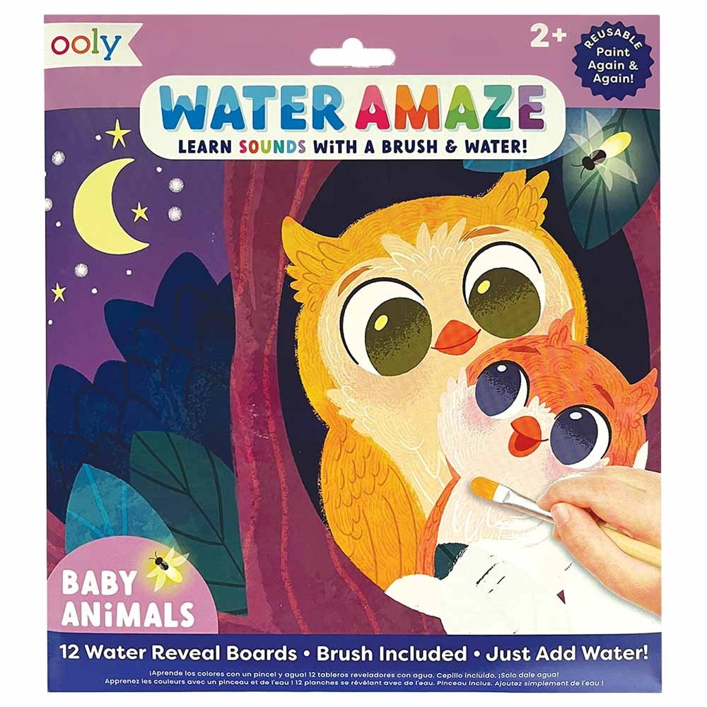 OOLY Water Amaze Water Reveal Boards - Suitable for 2 years and above 13 piece set