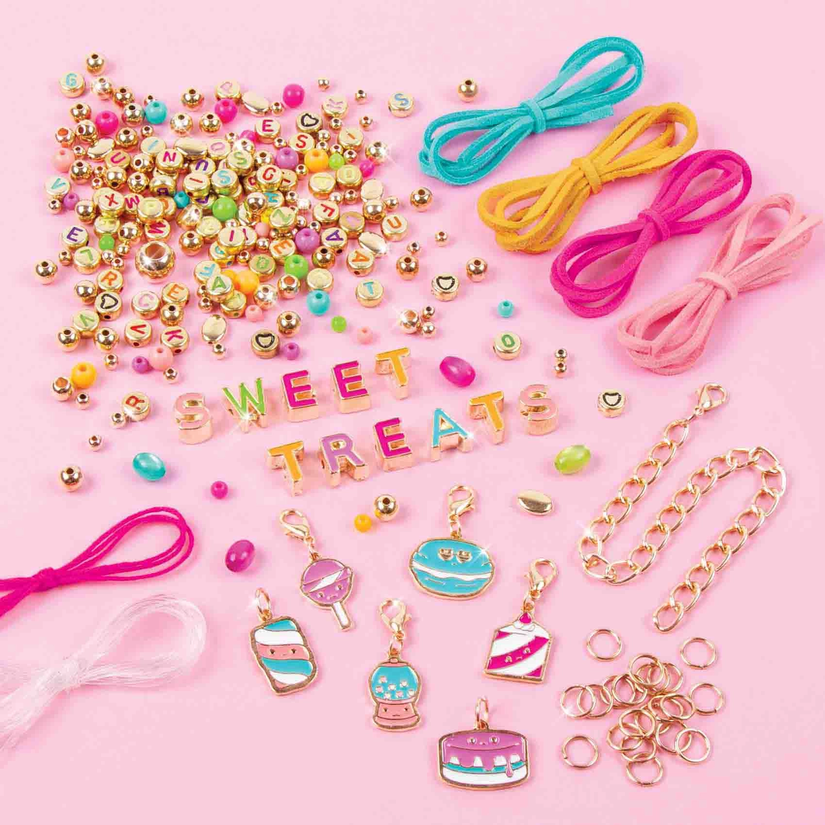 Sweet Treats DIY Bracelet Kit - 280 Pieces 7 Bracelets