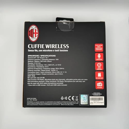AC Milan Wireless Headphone