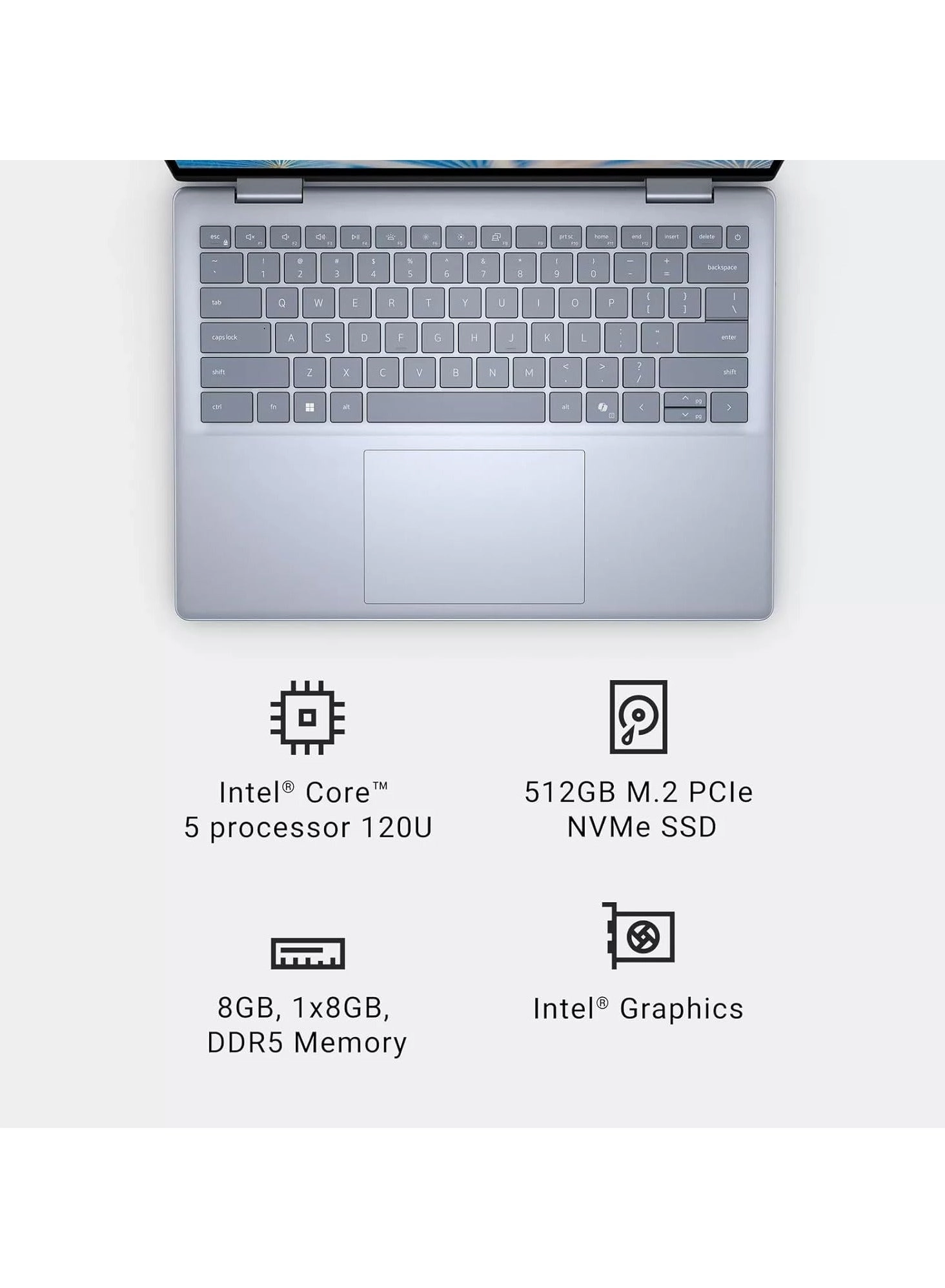 Inspiron 7440 - 14'' Core i5 8GB DDR SDRAM 512GB SSD