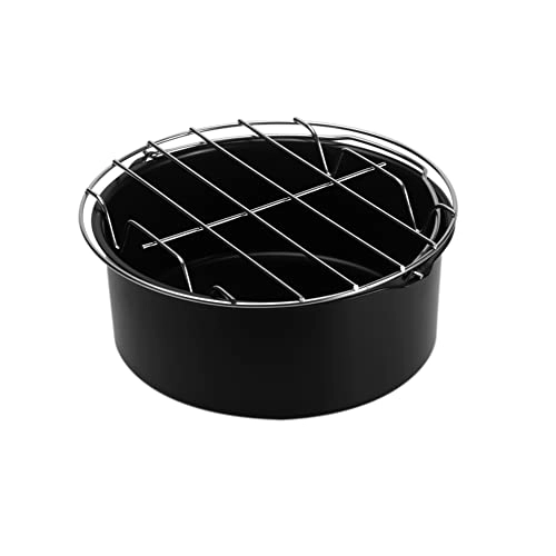 Cake Barell + Pizza Tray + BBQ Rack - Stainless steel 3pcs/set