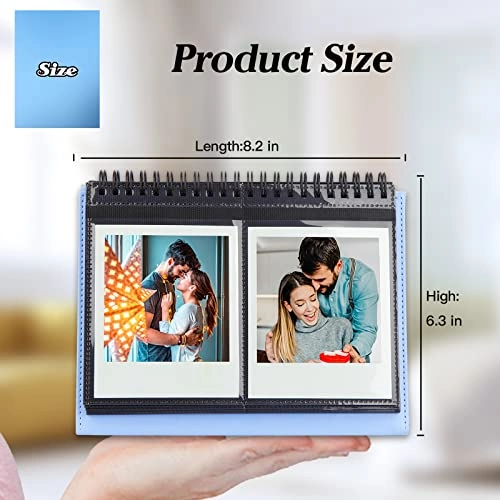 3.5x4.5" 64 Pockets Desk Calendar Album