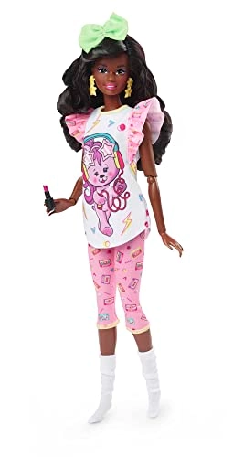 Barbie Rewind Series - Curly Black Hair Pajama Party Ages 6+