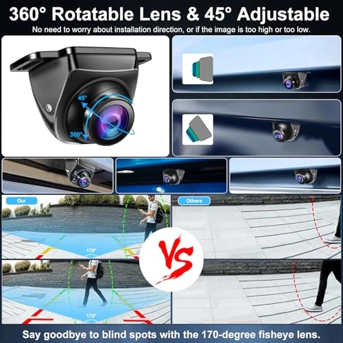 1080P Rear View Camera - Night Vision RCA Video Cable