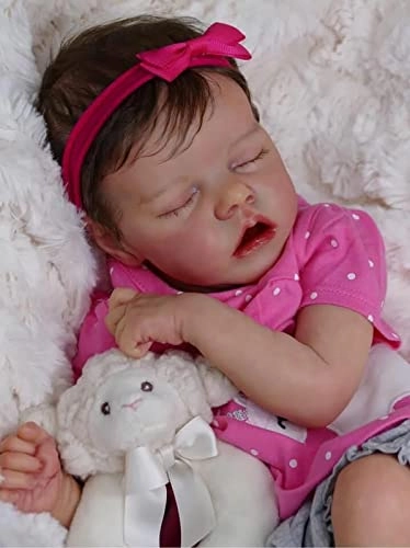 Reborn Baby Doll - 18 Inch Cloth Body Girl Ages 3+