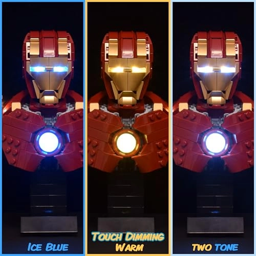 LED Kit for Iron Man MK4 Bust - Touch Switch Lighting Only