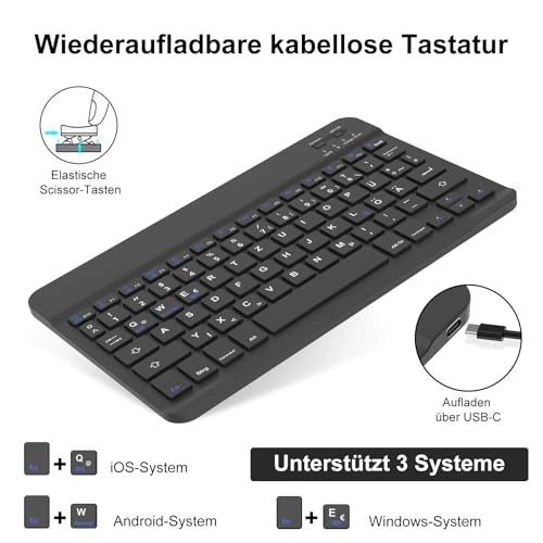 Bluetooth Keyboard - DE Wireless