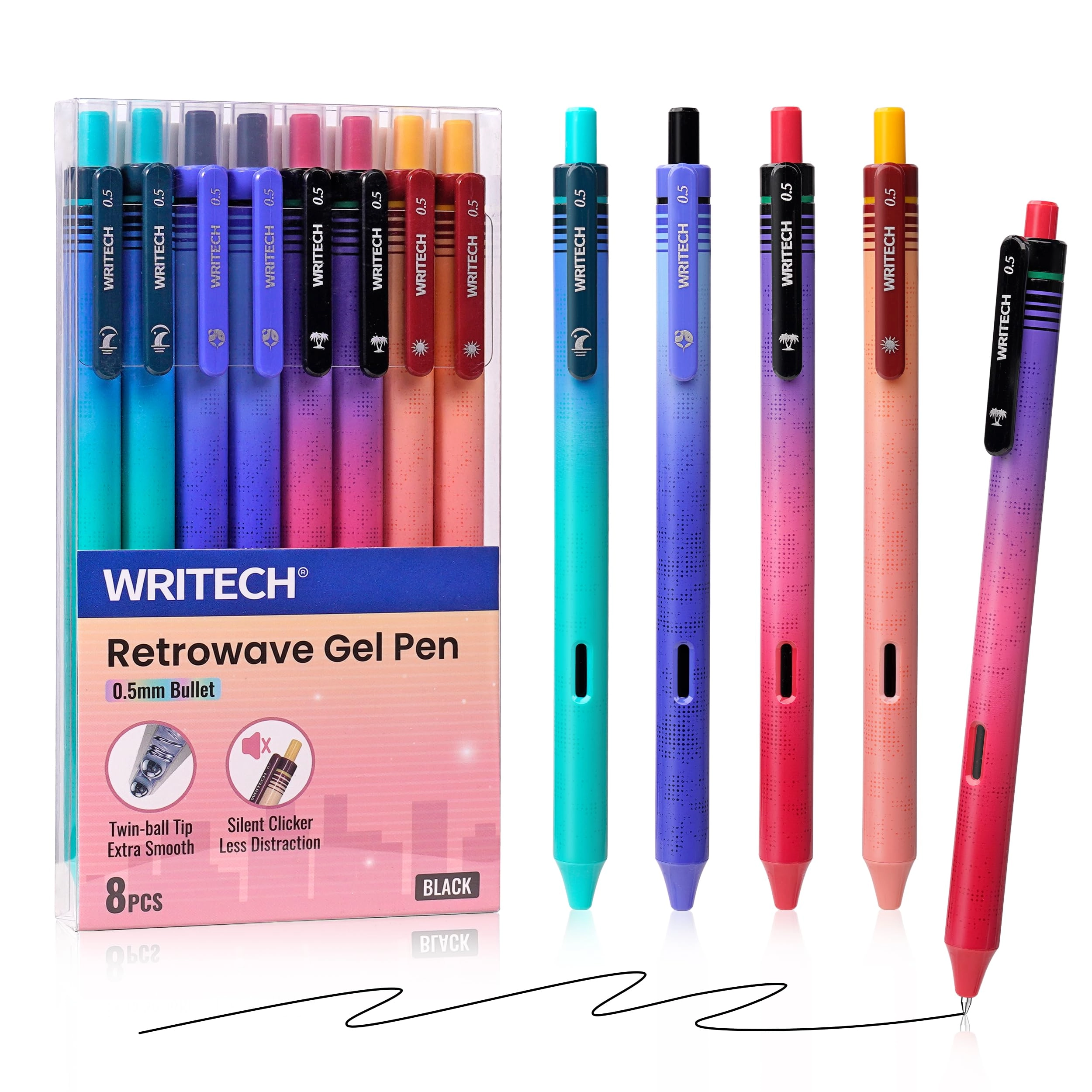 Gel Pens - 8.0 Count 0.5mm