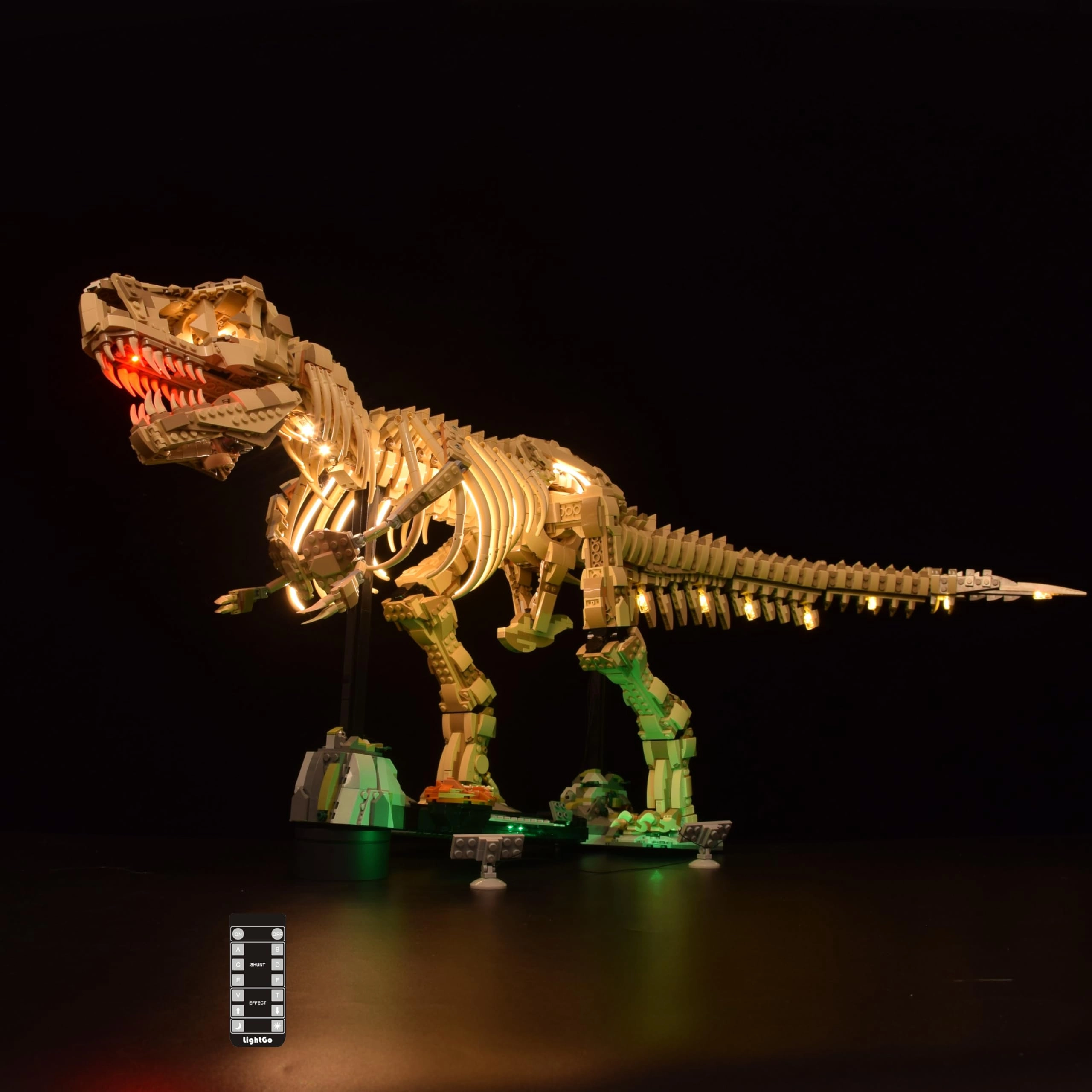 LIGHTGO Jurassic World Dinosaur Fossils (LG76968) - Remote Version LED Kit