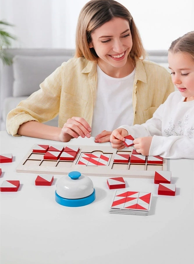 Wooden Speed Pattern Matching Board Game - 3+ Years