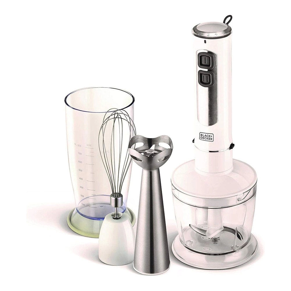 Black & Decker BD-SB4000-B5 - Stick Blender with Chopper and Whisk, Removable Shaft, Variable Speed Control