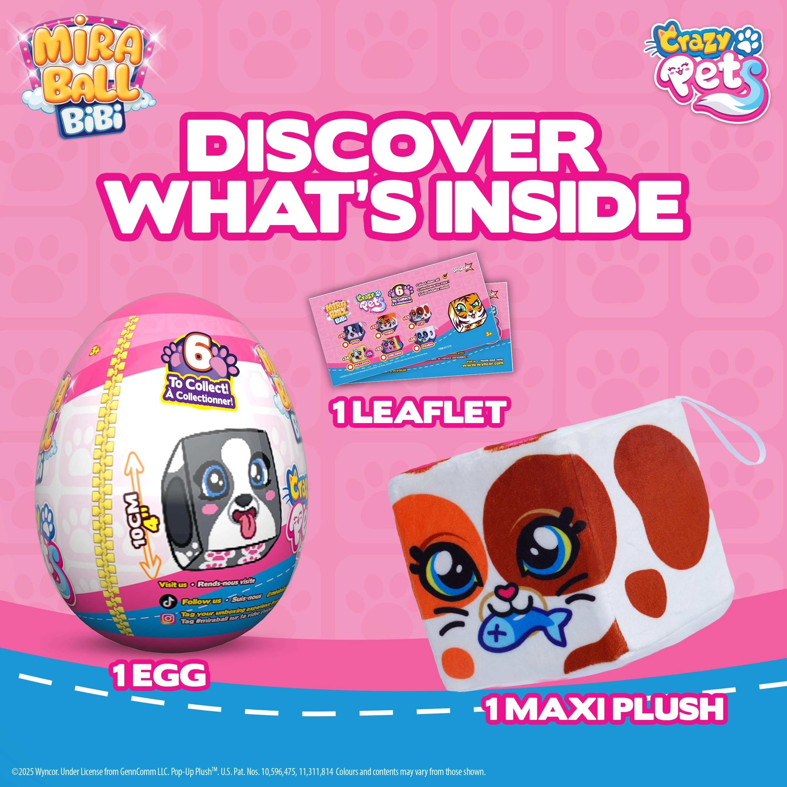Crazy Pets Bibi 9.5 cm Plush