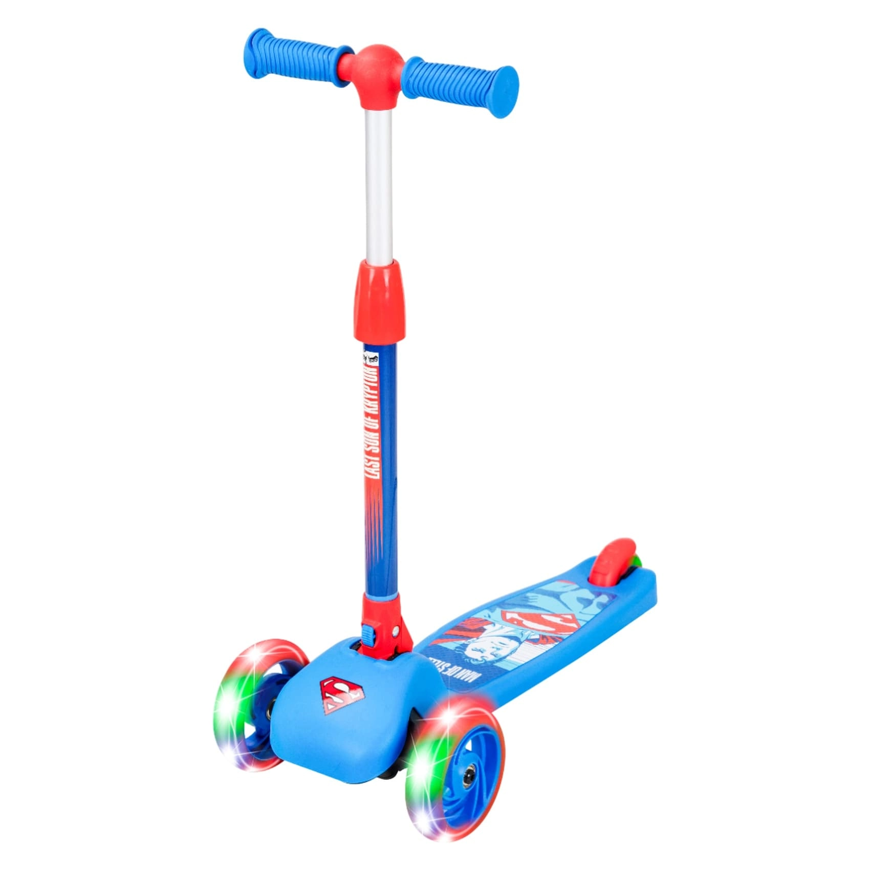 COLOR LAND CHILDRENS TOYS CENTER LLC Superman Printed Folding Scooter