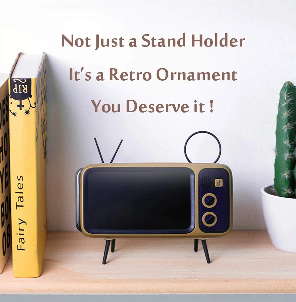 Retro TV Style Stand Holder