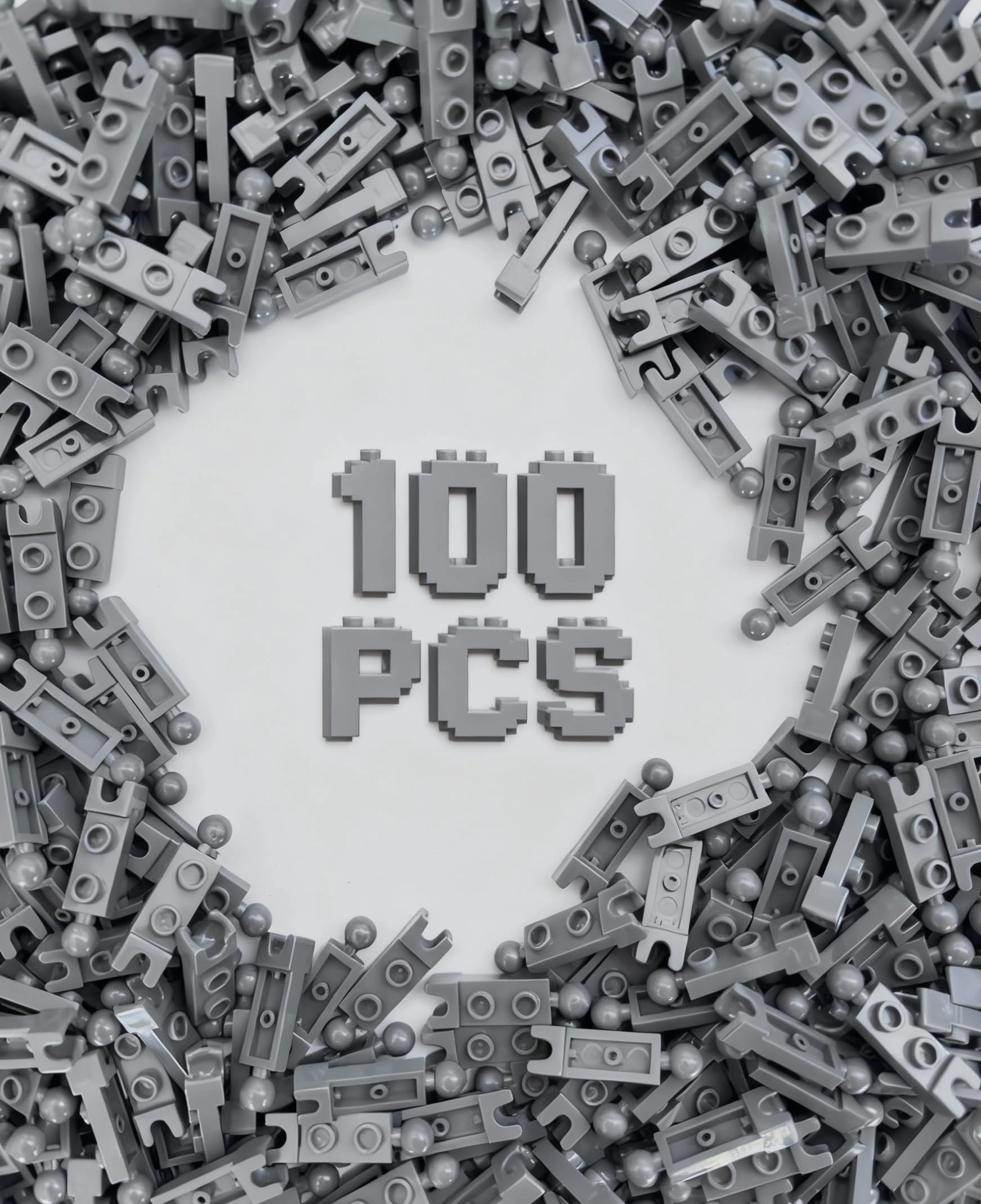 Ajuzolu Classic Building Parts - Plastic 100 Piece