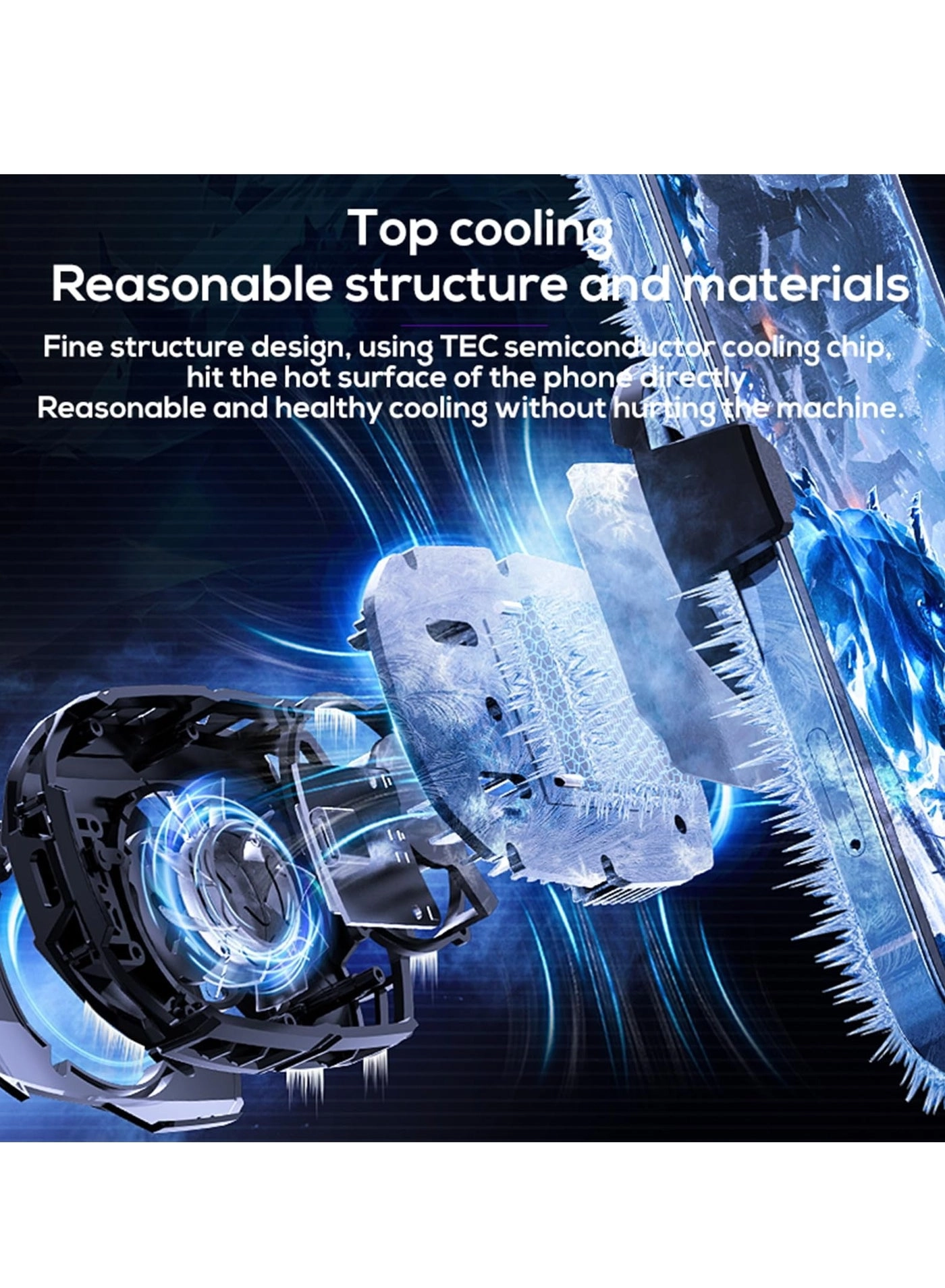 DL16 - Cell Phone Cooler 27W 2.83-3.66in