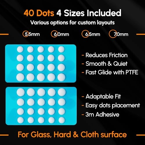ICE PTFE V2 - 40-piece 5.5mm 6mm 6.5mm 7mm