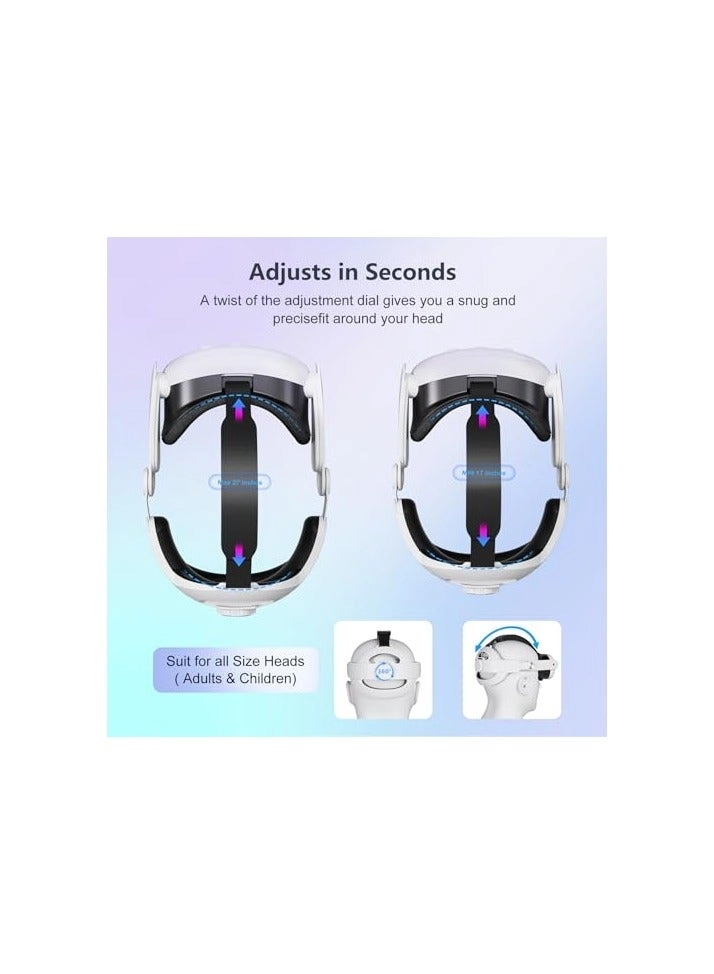 Head Strap - Quest 3 Pressure-Free Elite