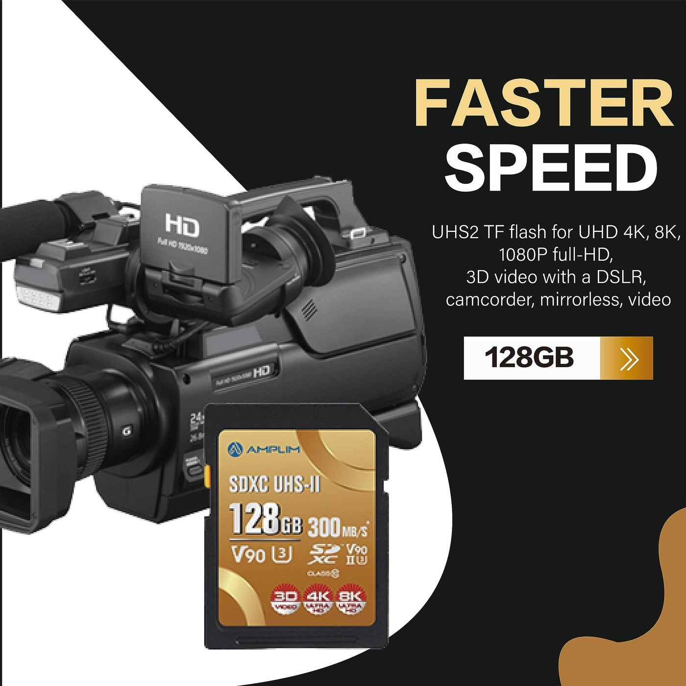 V90 UHS-II SDXC Card - 128GB