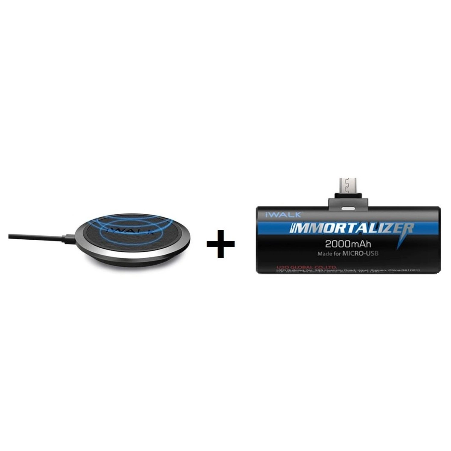 iWALK ADA007N - Wireless + DBI001M - 2000Mah