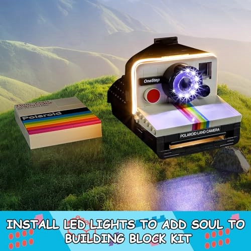LED Light Kit for LEGO 21345 Ideas Polaroid OneStep SX-70 Camera Set