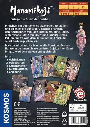Hanamikoji: The Duel for the Favour of Geishas - Card Game (German)