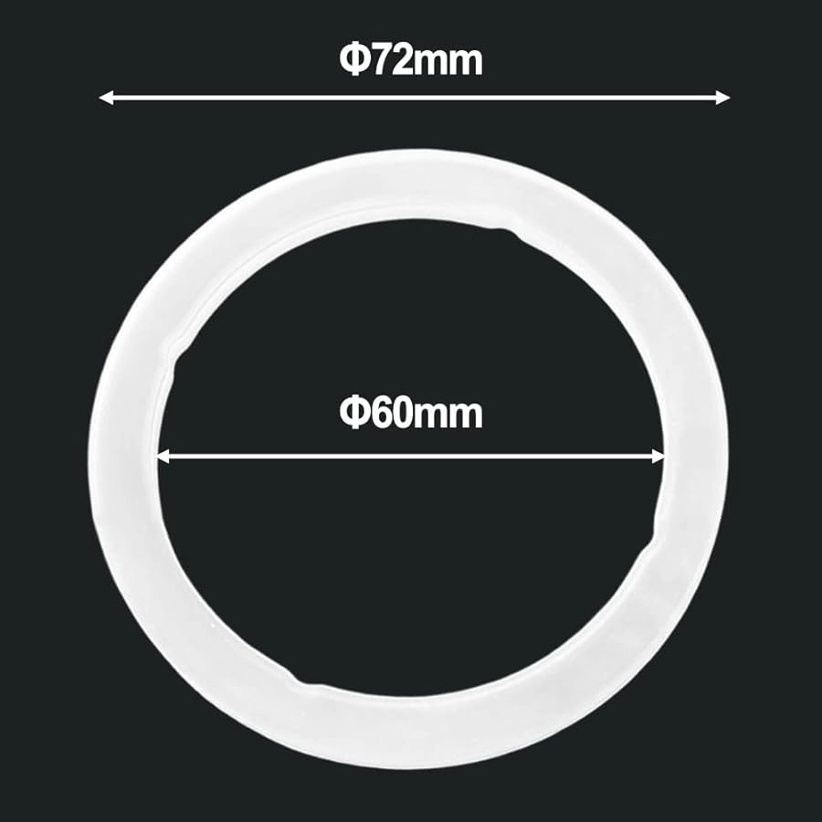 Silicone Steam Ring Gasket - High Temperature Resistant 1pcs
