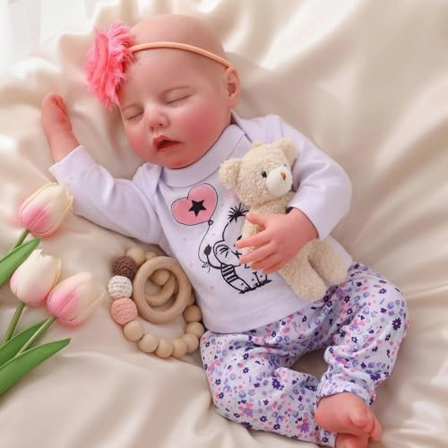 Reborn Baby Doll - 17 Inch Soft Vinyl Can Drink & Pee Ages 3+