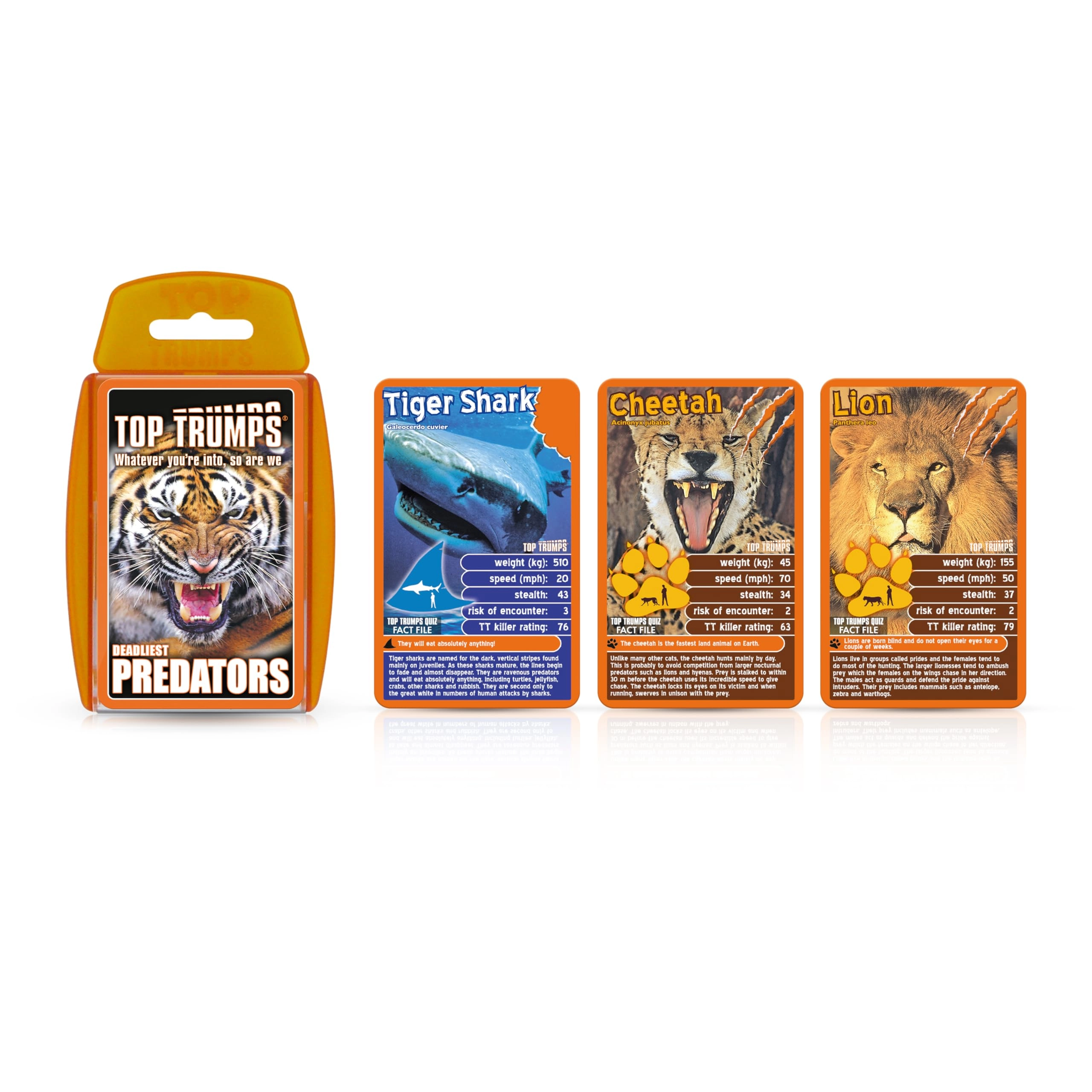 Top Trumps Predators - Card Game