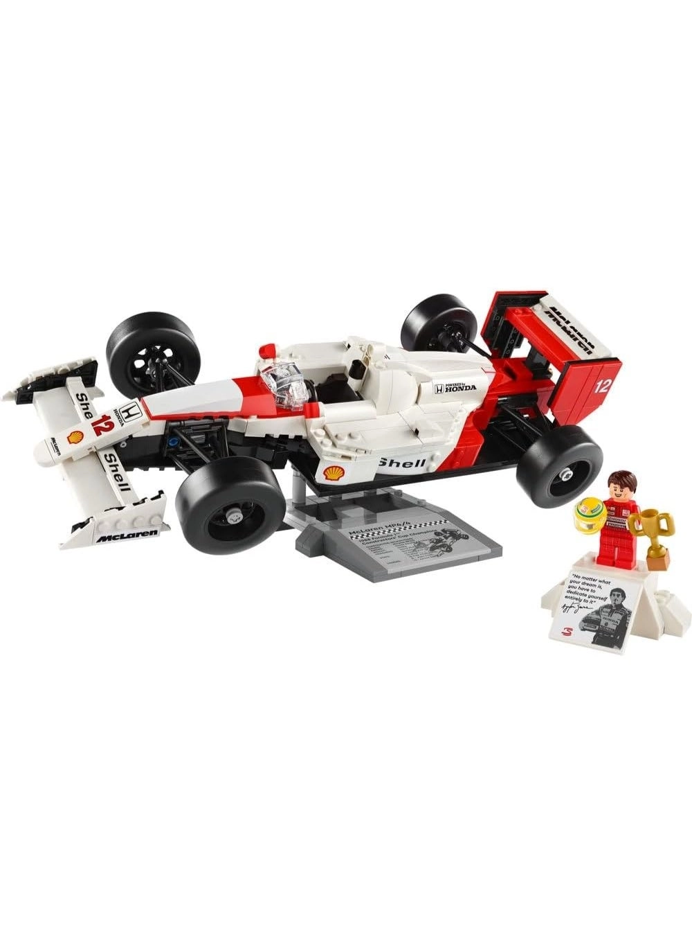 Icons McLaren Model Car MP4/4 & Ayrton Senna (10330)