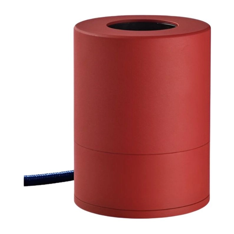 MESSAGE IN THE BULB Pop Table Lamp Base - Red Black Cable