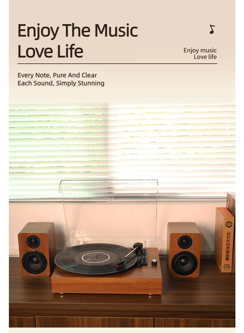 Turntable - 3 Speed Bluetooth USB SD Port