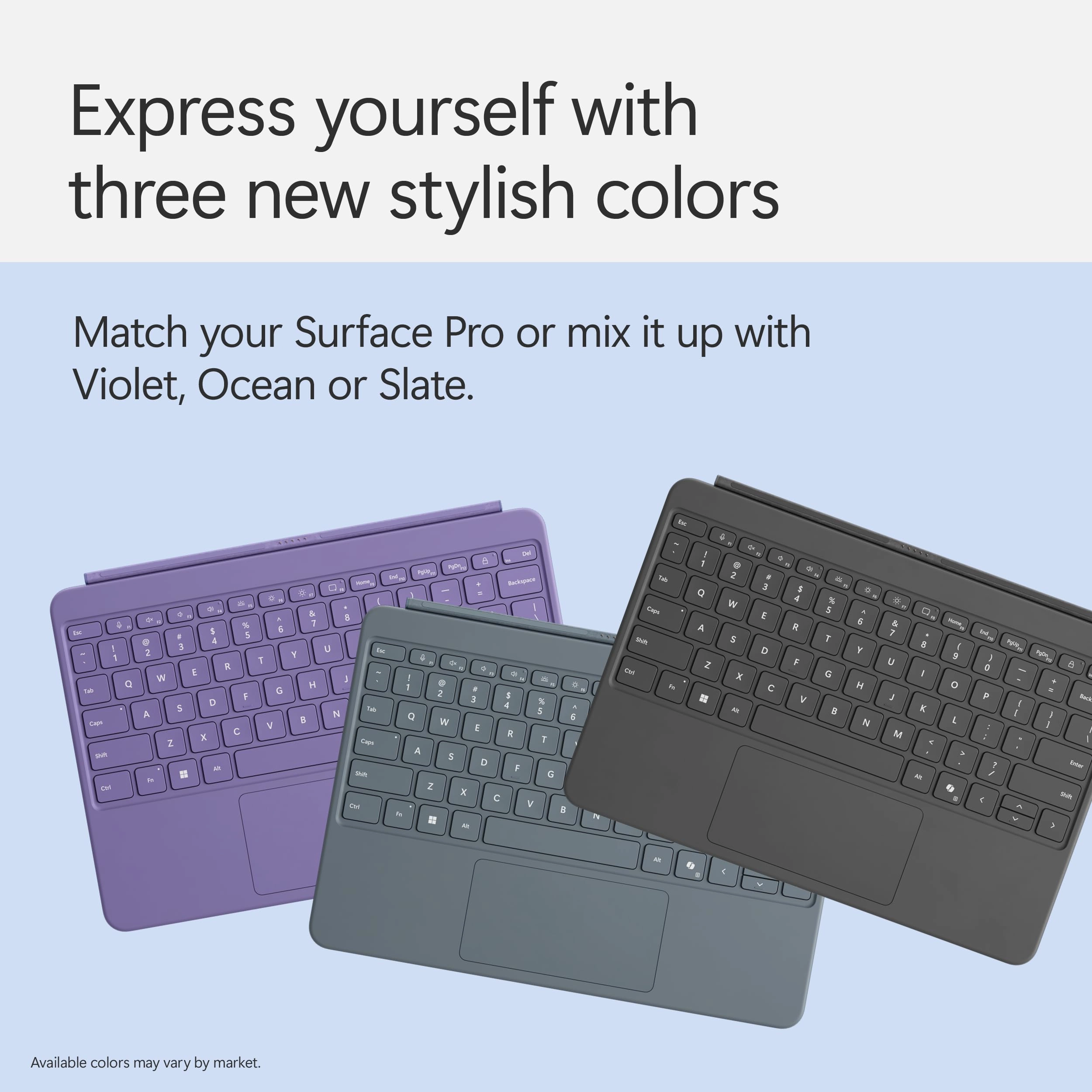 Surface Pro Keyboard - QWERTY Wired + Slim Pen 2