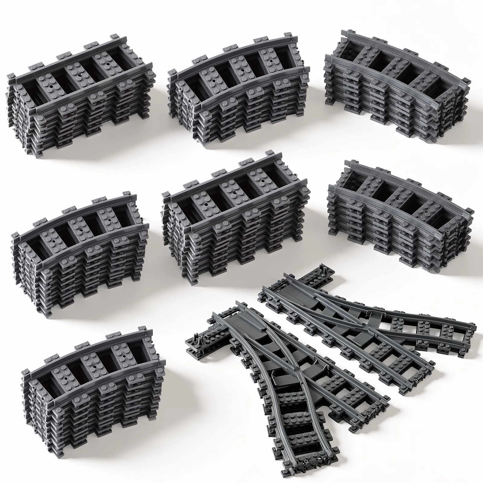 MOCBURIKU Railway Accessory Pack - 76 Pcs