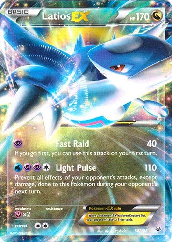 Pokmon Latios-EX 58/108 - English