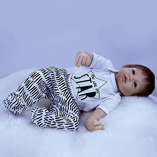 Reborn Baby Doll - 55cm 22" Vinyl Cotton Body