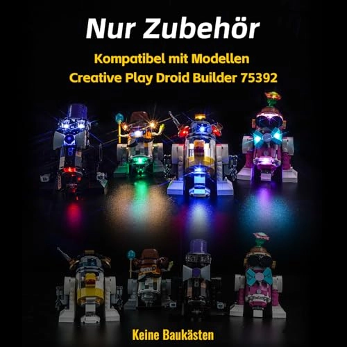 LED Light Set - Copper for LEGO Creative Play Droid Builder 75392