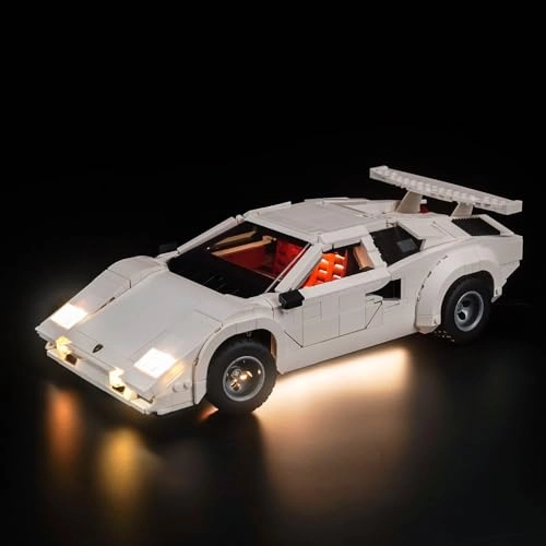 LED Lighting Compatible with Lamborghini Countach 5000 Quattrovalvole (10337) - White