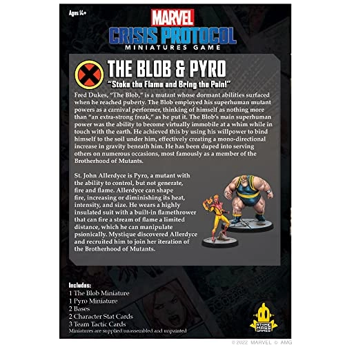 MARVEL: Crisis Protocol - The Blob & Pyro