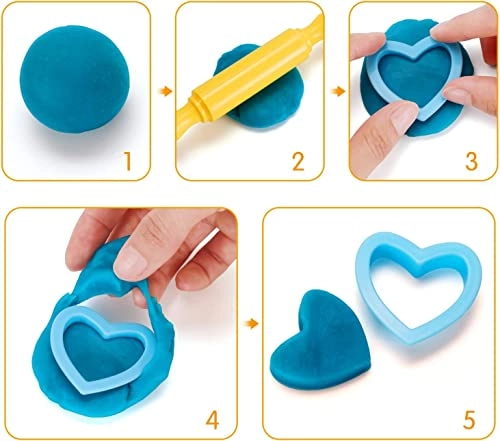 Modeling Clay Tools Set - 36 months - 10 years 20 Pcs