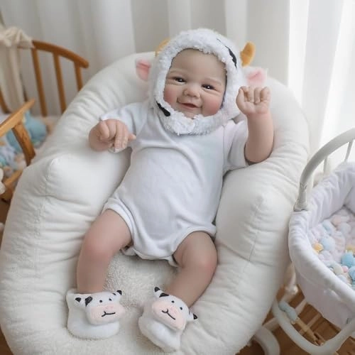 Vivienne Reborn Baby Doll - 19 inch Full body vinyl Ages 3+