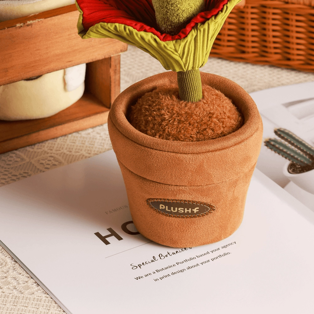 Polka Dot Wool Pot - 10 cm